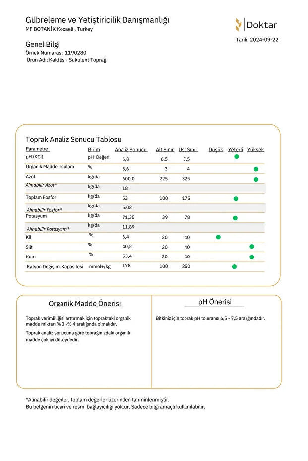 Kaktüs & Sukulent Toprağı
