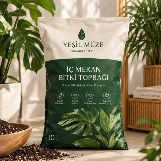 Özel Karışım İç Mekan Bitki Toprağı Salon Bitkileri İçin Toprak